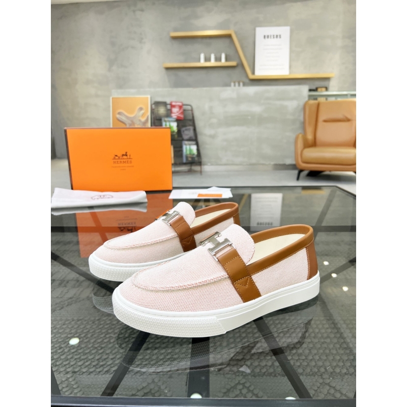 H**mes leather shoes